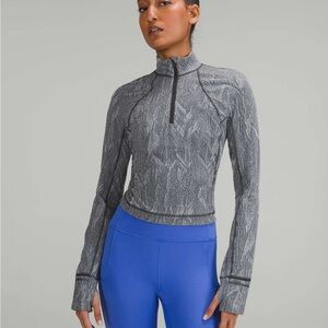 NWT Lululemon Its Rulu Run Cropped Half Zip Size 12
